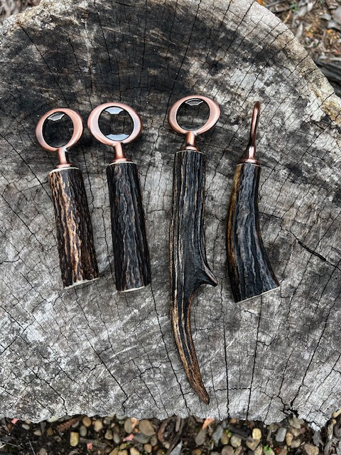 Sambar antler bottler opener (Copper)