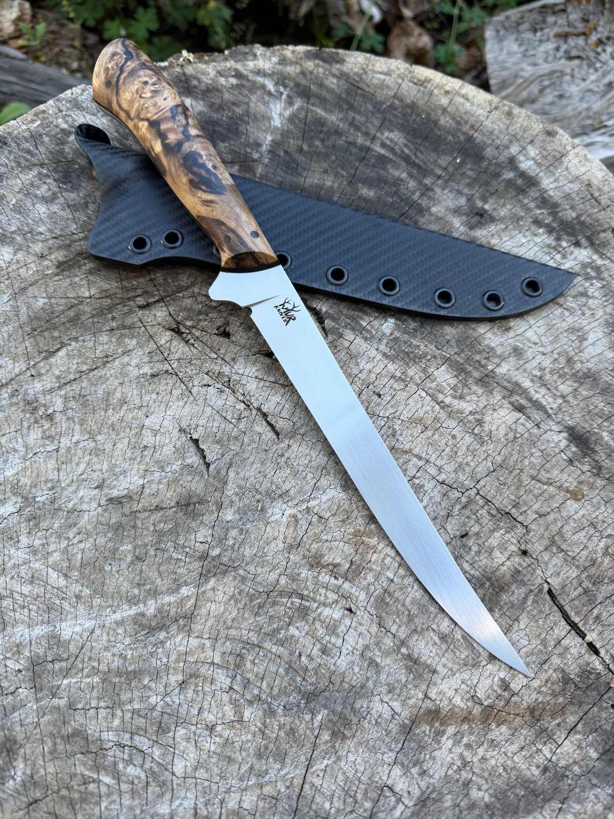 7in Fillet - Spalted Sassy